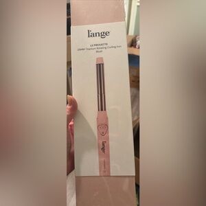 L’ange Le Pirouette 25mm Rotating Curling Iron Blush Titanium NIB